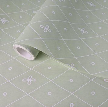 Виниловые обои 0,53 &times; 10.05 м Marburg Versalles XXL 54010, салатовые с узором для спальни, гостиной, холла 2731195773 фото