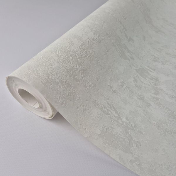 Виниловые обои 1.06 &times; 10.05 м Wall Color 162-20, молочные с рельефным рисунком для гостиной, спальни, кабинета 2759171283 фото