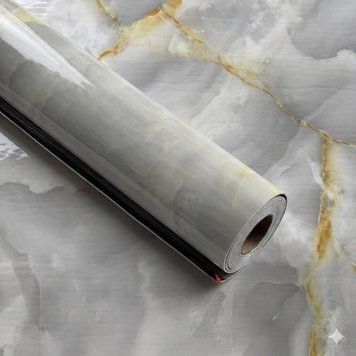 Глянцева самоклеющаяся рулонная панель ПВХ 60х300 см (HP6152-2) 3027096438 фото