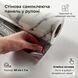 Глянцева самоклеюча рулонна панель ПВХ 60х300 см &mdash; Білий мармур із графітовою сіткою (НР6031) 3027109460 фото 4