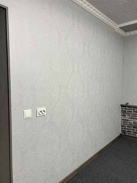 Шпалери вінілові 10.05 &times; 1.06 м Marburg 32927, сірі для спальні, вітальні, кухні, коридору, ванної кімнати 2351266699 фото