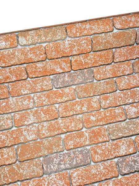 Вінілові шпалери 10 &times; 1.06 м Слов'янські шпалери 2086-12, теракотові під цеглу для кухні, вітальні, коридору, офісу 2533625595 фото